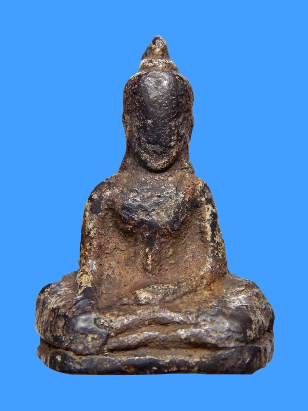 พระท่ากระดาน สนิมแดง พิมพ์เล็ก จ.กาญจนบุรี No.46 กรุวัดเทวสังฆาราม(วัดเหนือ)