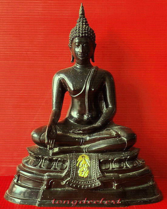 พระบูชากฐินต้น ภปร. วัดเทวสังฆาราม(วัดเหนือ) จ.กาญจนบุรี ปี 2506(ย้อนยุค) หน้าตัก 5 นิ้ว สวยมากค่ะ