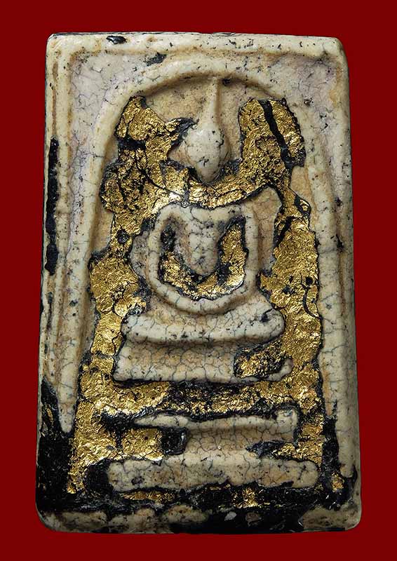 พระสมเด็จ  พิมพ์ใหญ่  ลงรักปิดทอง