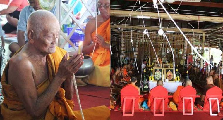 เหรียญเจริญพรบน รุ่นแรก หลวงปู่พริ้ง วัดซับชมพู่ จ.เพชรบูรณ์ ปี2558หมายเลข857 เนื้อทองแดงลงยา+กล่อง