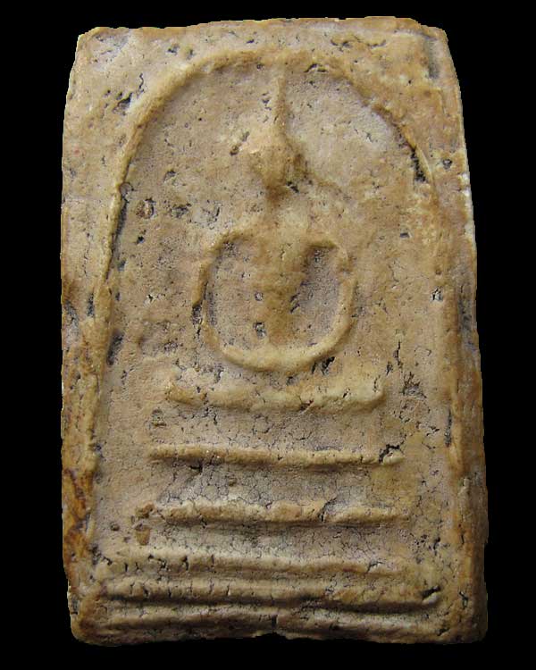 พระสมเด็จหลวงพ่อลำภู พิมพ์เส้นด้าย วัดใหม่อมตรส บางขุนพรหม กทม.