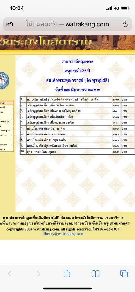 เหรียญสมเด็จโต122ปี วัดระฆัง ขนาด2.1ซม. สภาพสวยเดิมๆในซีลเดิมๆ 17เหรียญ