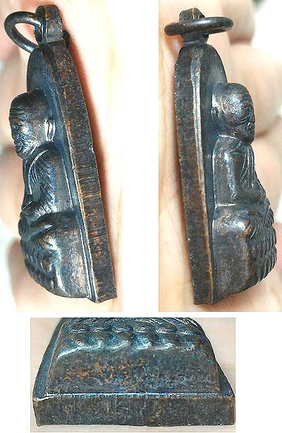 *หลวงปู่ทวด วัดช้างให้ ปัตตานี หลังหนังสือเล็ก ปี๒๕๐๗ เนื้อทองแดง*