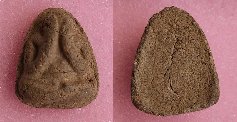 พระปิดตาโสฬสหลังเรียบพิมพ์ใหญ่ ยากมากๆๆๆไม่ค่อยพบ ปี 2534 หลวงพ่อวิเชียร วัดเนินสุทธาวาส ชลบุรี พระเ