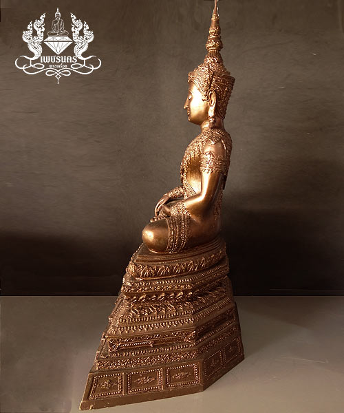 พระพุทธนิมิตวิชิตมารโมรีศรีสรรเพชญ์บรมไตรโลกนาถ วัดหน้าพระเมรุราชิการาม หน้าตัก 9 นิ้ว