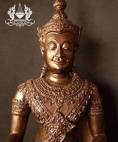 พระพุทธนิมิตวิชิตมารโมรีศรีสรรเพชญ์บรมไตรโลกนาถ วัดหน้าพระเมรุราชิการาม หน้าตัก 9 นิ้ว