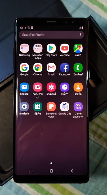 Samsung NOTE8 สีดำ สวยมาก มือเดียว พร้อมกล่องเดิม + แถมเคสและฟิลม์focus