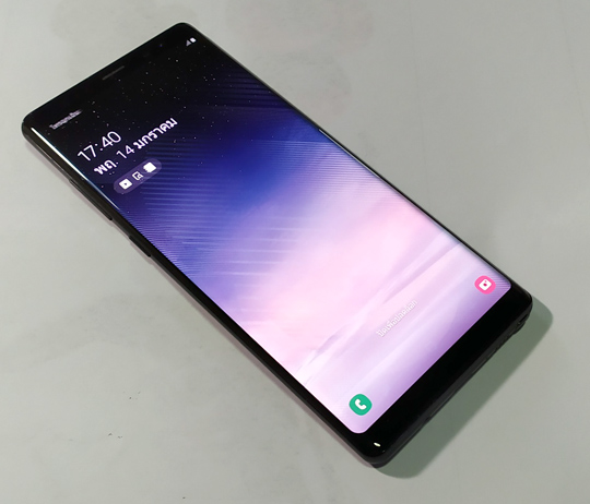 Samsung NOTE8 สีดำ สวยมาก มือเดียว พร้อมกล่องเดิม + แถมเคสและฟิลม์ focus