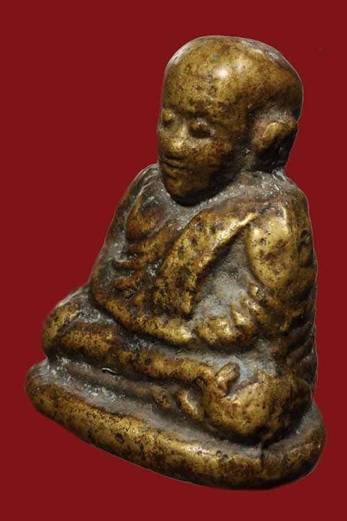 รูปหล่อหลวงพ่อเงิน ปืนแตก พิมพ์ไตรมาส ปี 28