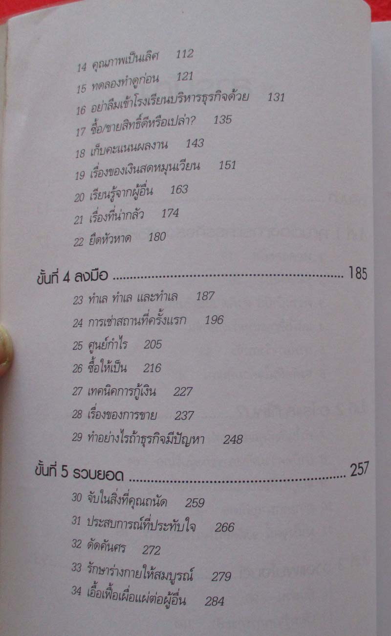  หนังสือ กลยุทธ์สู่ความสำเร็จในธุรกิจส่วนตัว