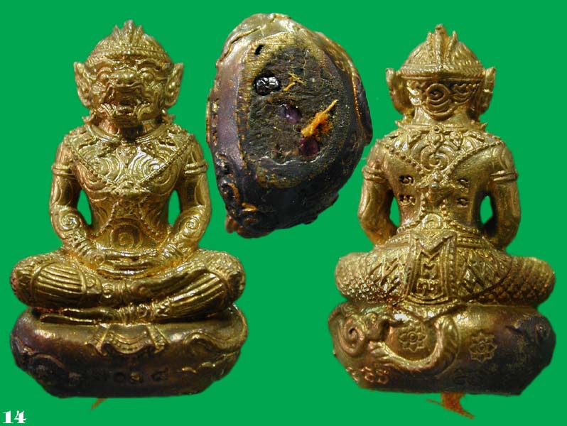 หนุมานมหาปราบคุมพล‬ เนื้อทองระฆังก้นอุดผง .....เคาะแรก     