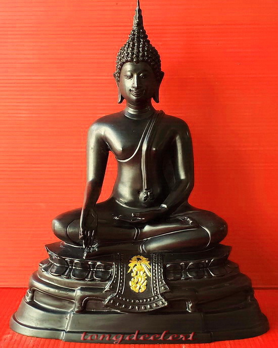 พระบูชากฐินต้น ภปร. วัดเทวสังฆาราม(วัดเหนือ) จ.กาญจนบุรี ปี 2506(ย้อนยุค) หน้าตัก 5 นิ้ว สวยมากค่ะ