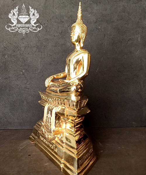 พระบูชาหลวงพ่อพระใส วัดโพธิ์ชัย จ.หนองคาย รุ่นสามบารมี สร้างปี2554 หน้าตัก 5 นิ้ว