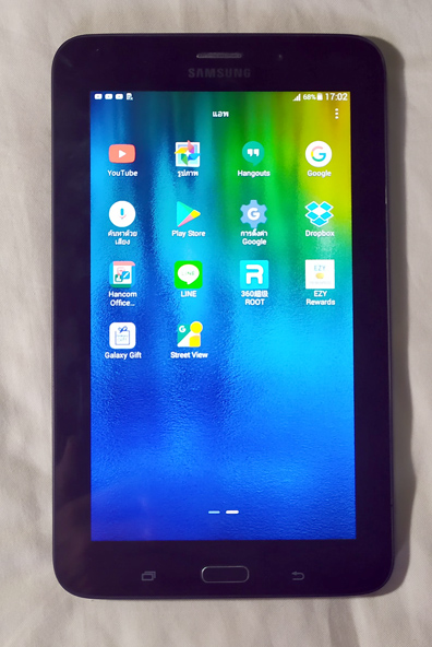 แทปเลต Samsung Tab 3 v สภาพสวยเทพ สีดำ ใช้งานดีครับ