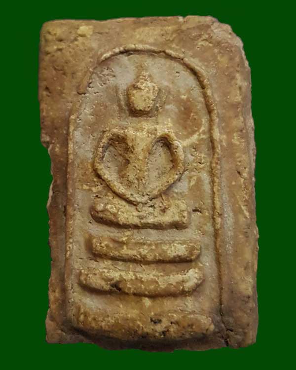 พระสมเด็จบางขุนพรหม พิมพ์อกครุฑ กรุเก่า วัดใหม่อมตรส กทม.ตลับทอง