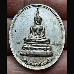 เหรียญพระพุทธนิรสรรพภัย ฉลอง100 ปี พระสังฆราช (((( ยิงโค็ต หมายเลข ๓๒๖๗))))