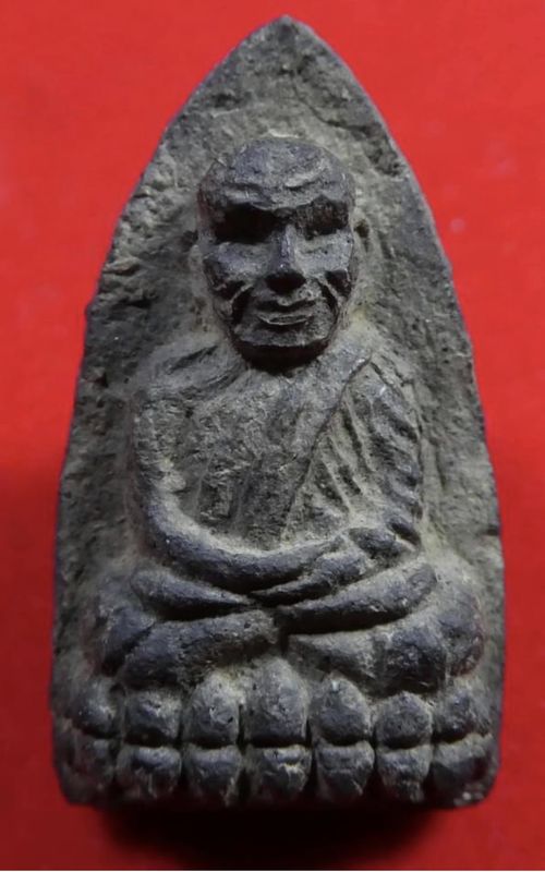 หลวงพ่อทวด วัดห้วยมงคล จ.ประจวบฯ ปี2556 เตารีดเลื่อนสมณศักดิ์ ว่านโบราณ ฝังตะกรุดเงินจารมือ+กล่องเดิ