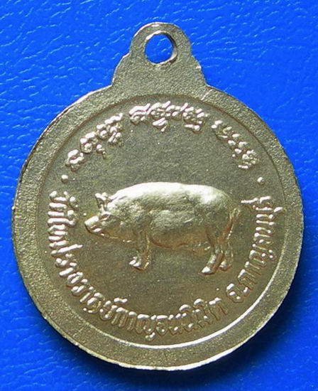 เหรียญหมู พระครูสันทัศน์กาญจนาภรณ์ ครบรอบ 82 ปี รุ่นพิเศษ วัดใหม่รางวาลย์