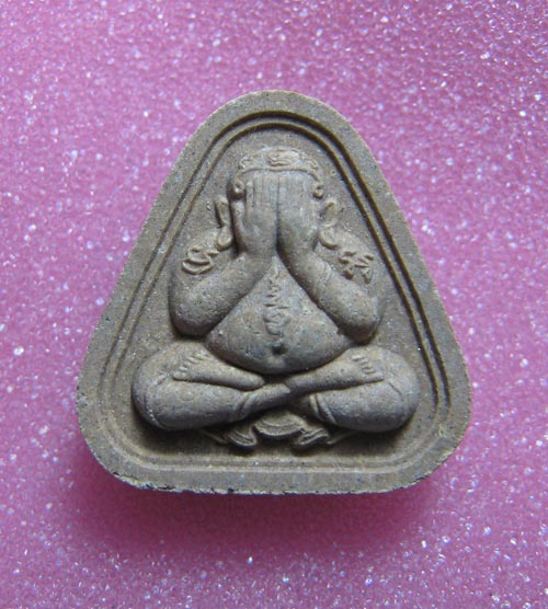 พระปิดตาโสฬส มหาโภคทรัพย์ หลวงพ่อสาคร วัดหนองกรับ ที่ระลึกฉลองอายุ 73 ปี โรยพลอย