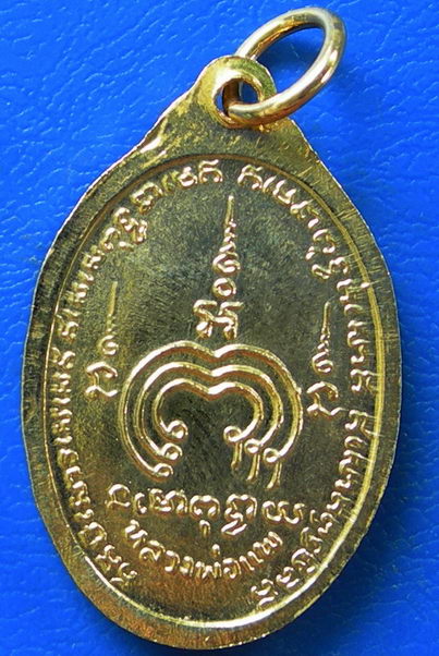 เหรียญรูปไข่ หลวงพ่อแพ วัดพิกุลทอง