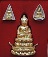พระกริ่งโชคมงคล+พระแก้วมรกต หลัง ภปร.ปี30+พระไพรีพินาศ รุ่น สก 5 รอบ ปี35 วัดบวรนิเวศวิหาร ครบชุด 
