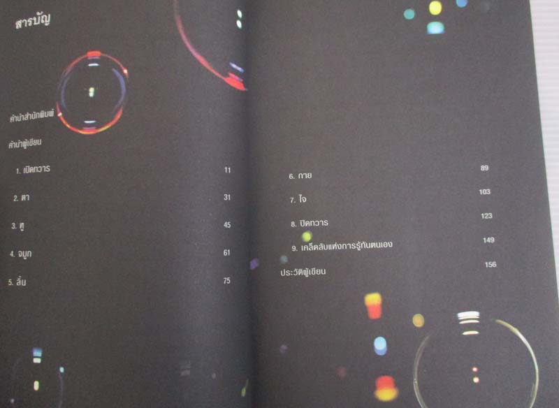  	 หนังสือ ทวาร6 ศาสตร์แห่งการรู้ทันตนเอง
