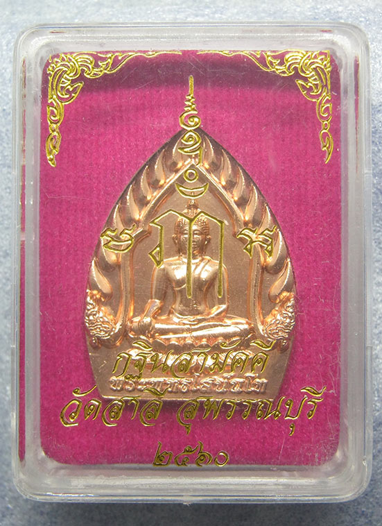 เหรียญพระพุทธโสนันโท วัดสาลี สุพรรณบุรี กฐินสามัคคี ปี2560 h20