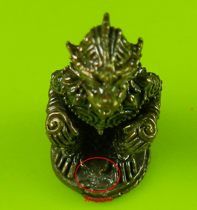 หนุมานมหาปราบไตรจักร หลวงพ่อสาคร วัดหนองกรับ ปี55 เนื้อสังฆวานร No.771 สภาพสวย