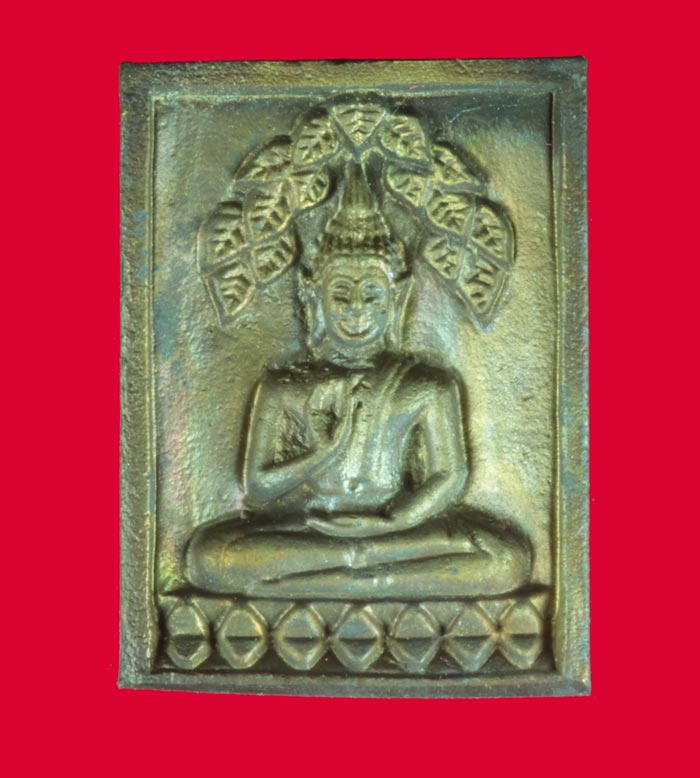 เหรียญหล่อพระพุทธลิ้นทอง "ปางประทานพร" วัดเทียนถาย ปทุมธานี ปี ๒๕๓๔