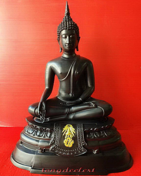 พระบูชากฐินต้น ภปร. วัดเทวสังฆาราม(วัดเหนือ) จ.กาญจนบุรี ปี 2506(ย้อนยุค) หน้าตัก 9 นิ้ว สวยมากค่ะ