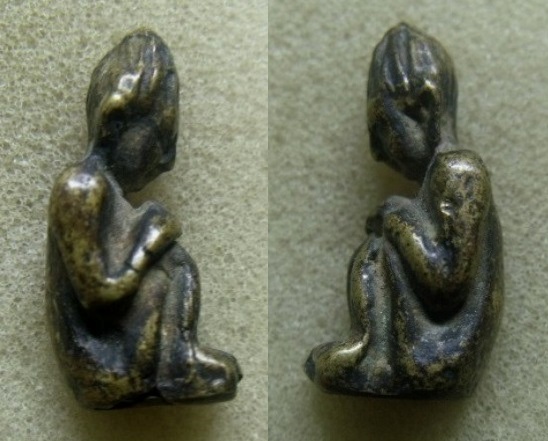 **วัดใจ**รูปหล่อกุมารทอง หล่อเก่า เนื้อทองผสม ไม่ทราบที่**เนื้อจัด สวยๆ เชิญชมครับ 