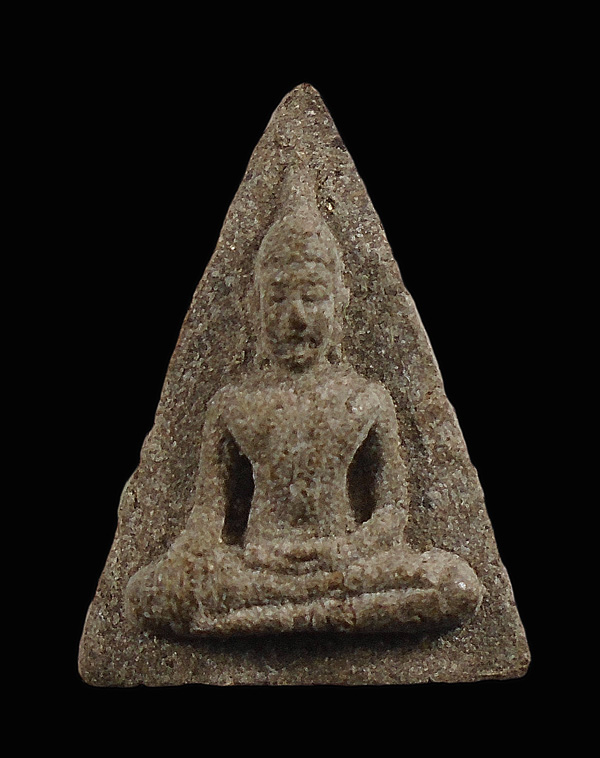30บาท....พระพุทธเนิ้อดิน หลังยันต์ ไม่ทราบที่...860