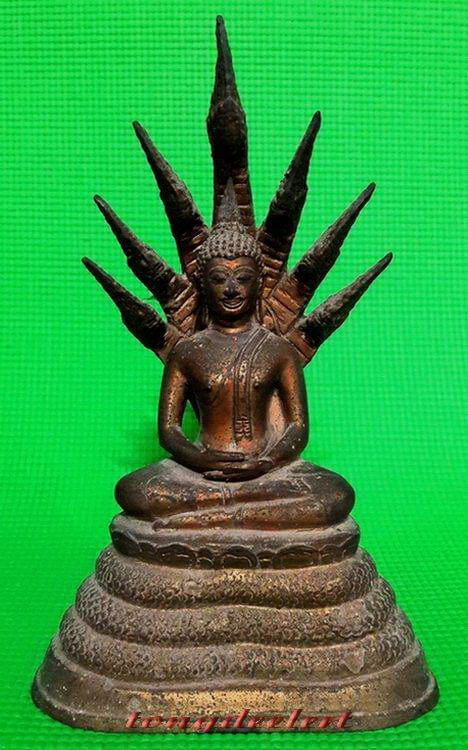 พระบูชาปางนาคปรก 7 เศียร ( พระประจำวันเสาร์ ) หน้าตัก 4 นิ้วค่ะ