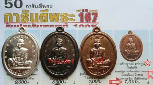 เหรียญเจริญพรเต็มองค์ หลวงพ่อคูณ วัดบ้านไร่ จ.นครราชสีมา ปี 2536