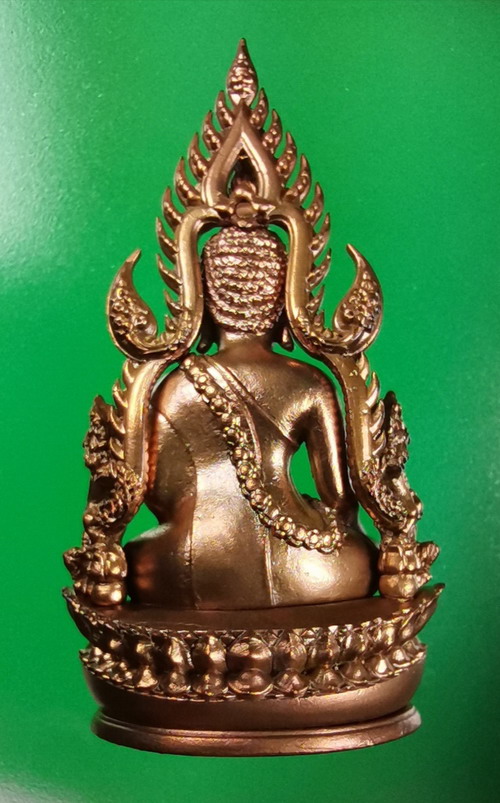 พระพุทธชินราช จอมราชันย์ ปี 2555 เนื้อทองแดง เลขรวย 16873 สวยเดิมมีกล่อง