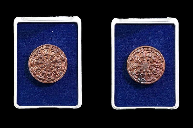  พระงบน้ำอ้อย รุ่น3 (กฐิน56) หลวงปู่นาม วัดน้อยชมภู่ จ.สุพรรณบุรี ปี2556 เนื้อทองแดง 2 องค์ 