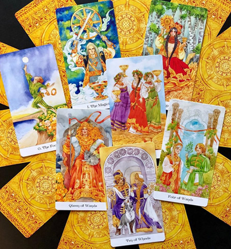ไพ่ยิปซี Golden Wheel Tarot ของนอก ชุดสุดสวยติดอันดับ เอามาแบ่งปันแบบถูกๆไปครับ