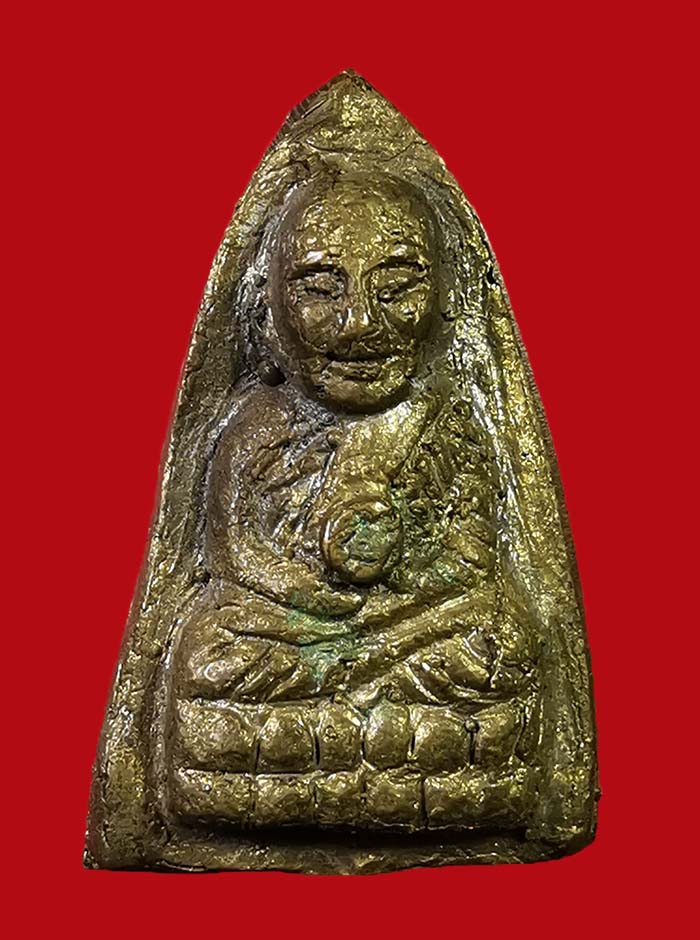 พระหลวงพ่อทวด พิมพ์เตารีด หลวงพ่อด่วน วัดบางนอน จ.ระนอง ปี 38 รุ่นประวัติศาสตร์ องค์ที่ 1