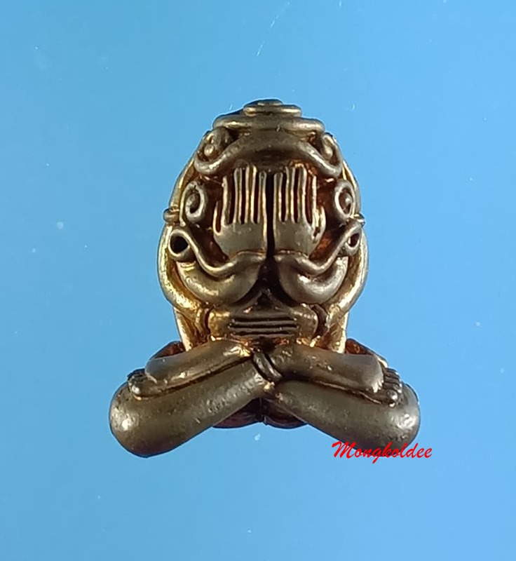 ปิดตาอุตตโม รุ่นไตรมาส 53 หลวงพ่อสาคร วัดหนองกรับ เนื้อชนวน พิมพ์ใหญ่ No,880 1ใน 1999 องค์ สภาพสวย