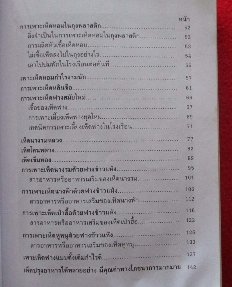  หนังสือ การเพาะเห็ดสารพัดชนิด