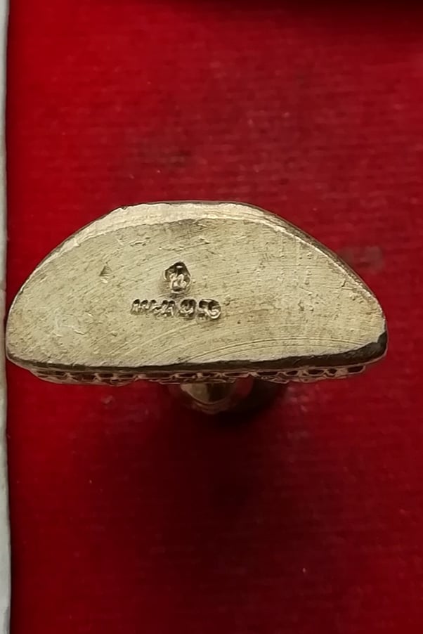 รูปเหมือนปั๊ม รุ่น9 มงคล หลวงพ่อฉาบ วัดศรีสาคร เนื้ออัลปาการ์สวยๆ#3