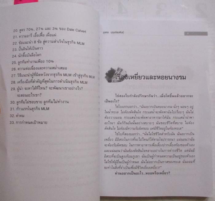 หนังสือคุยสู่กันฟัง ความจริงเกี่ยวกับธุรกิจ MLM