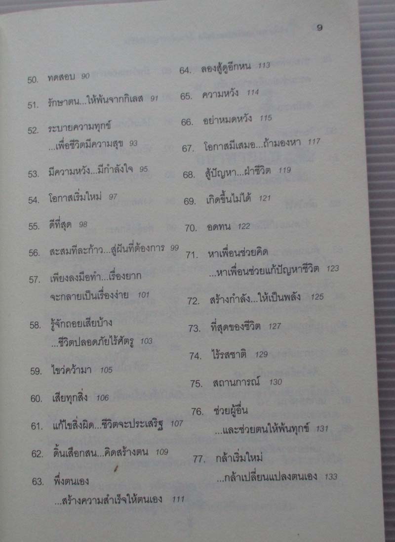 หนังสือ ขอให้เปี่ยมล้นกำลังใจ