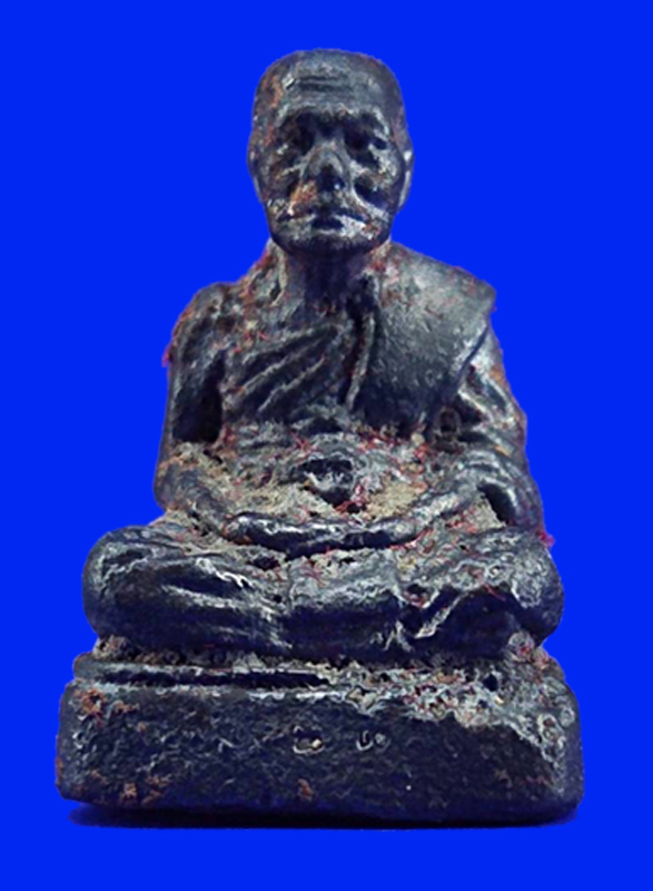 หลวงพ่อทองดำ รุ่นเหล็กน้ำพี้ (โค๊ตเงิน) วัดท่าทอง จ.อุตรดิตถ์ รับประกันแท้