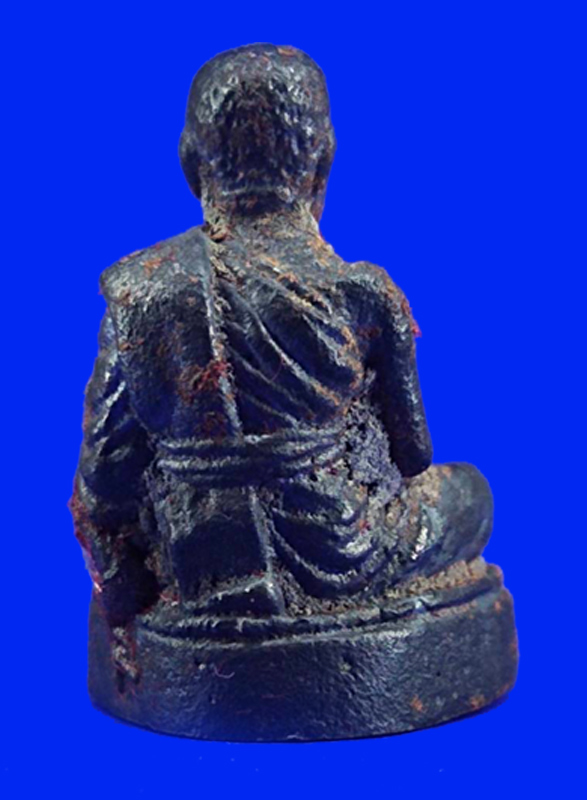 หลวงพ่อทองดำ รุ่นเหล็กน้ำพี้ (โค๊ตเงิน) วัดท่าทอง จ.อุตรดิตถ์ รับประกันแท้