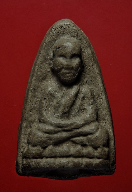 หลวงปู่ทวด อาจารย์นอง รุ่นสร้างหอระฆัง พิมพ์ใหญ่ ปี 34 (เจ้าพ่อตลาดหุ้น) ไม่คลุกรัก ไม่มีตะกรุด