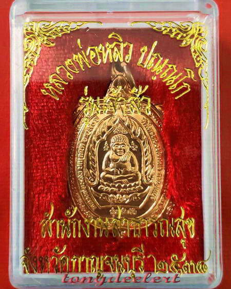 เหรียญพญาเต่าเรือน หลวงปู่หลิว รุ่นเจ้าสัว ปี 2538 เนื้อทองแดง บล็อค จ.ขีด สวยมากพร้อมกล่องเดิมค่ะ