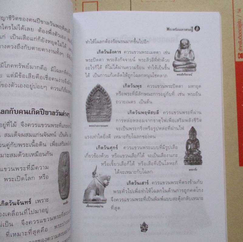 หนังสือ พระเครื่องมหาเศรษฐีแขวนบูชาให้ตรงราศี