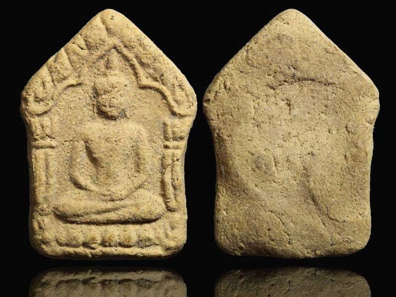 พระขุนแผนหมอกุหลาบ จ้อยเจริญ ตำนาน ผงพรายกุมาร เนื้อกระยาสาท เลี่ยมตลับเงิน