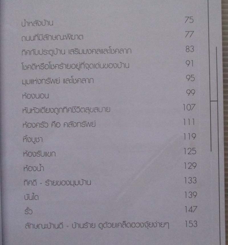 	 หนังสือ จัดบ้านรับโชคลาภร่ำรวยด้วยเคล็ดฮวงจุ้ย